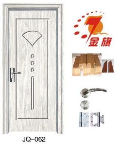 panel MDF door leaf, PVC Wooden panel Door leaf , PVC interior panel MDF door