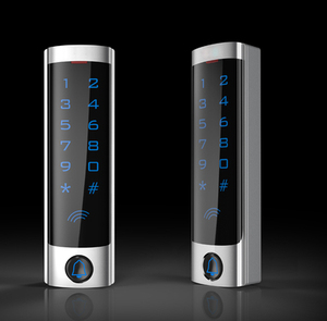 Tipo sottile Touch Screen Metallo di Controllo di Accesso/Porta Tocco Tastiere Supporto Codici e Lettore RFID