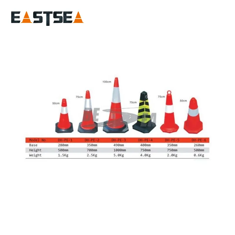 Cône de Sécurité De Différentes Tailles, PE Cônes De Sécurité Routière