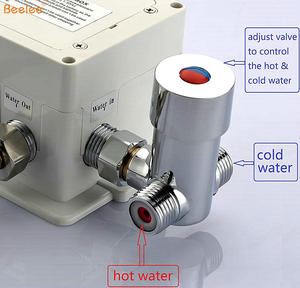 Beelee BL0164NF LED Tự Động Touchless Cảm Biến Lưu Vực Thác Nước Mixer Tap Phòng Tắm Chậu Tàu Vòi Nước Nóng và Lạnh - Product Image 5