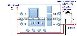 Versione più recente 12V Relay Cycle Timer Modulo-Programmabile con Su Misura Le Impostazioni (Aumentato a 18 Modalità) - Product Image 6