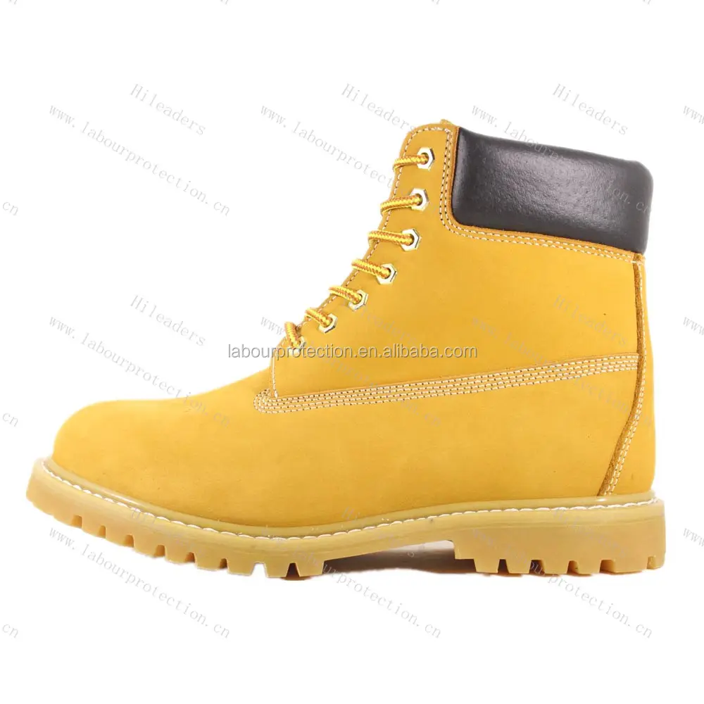 Goodyear Welted construcción zapatos de seguridad con punta de acero para los trabajadores