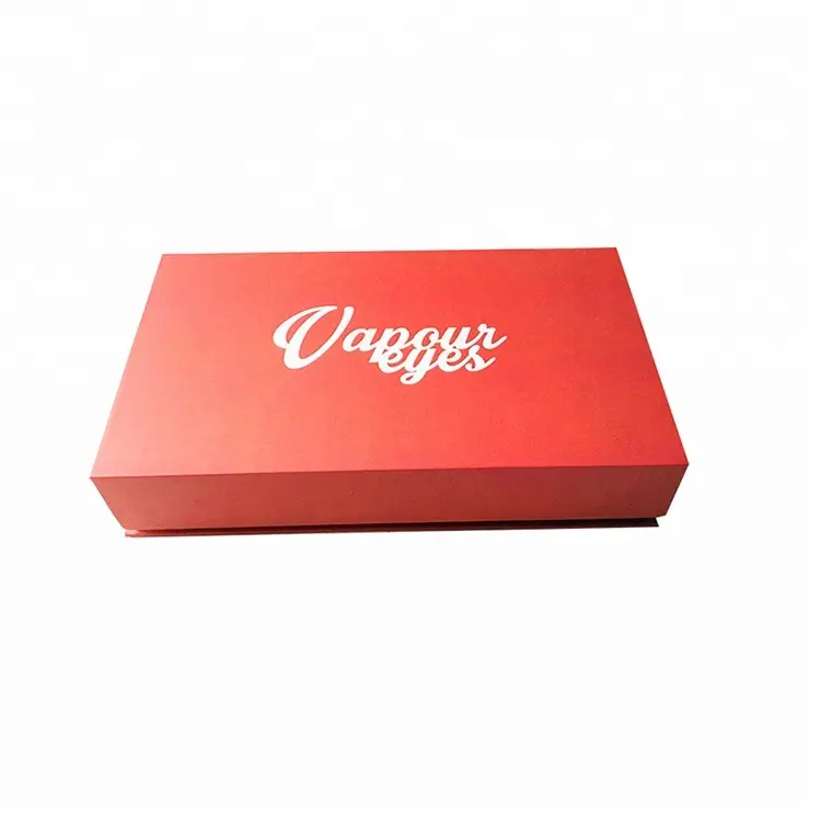 Baixo custo vermelho caixa de papel Magnético com compartimentos para a medicina, Barato caixa de papel cartão magnético Vermelho