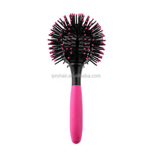<strong>Japan</strong> 3D <strong>Bomb</strong> Curl Hair Brush Ball Styling Spherical Massage Comb Detangling Heat Resistant Hair Comb