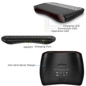 ACEMAX D8 2.4GHz Mini Wireless <strong>Keyboard</strong> With Touchpad Mouse Backlit Rechargeable Battery Best Remote Partner for <strong>Raspberry</strong> <strong>Pi</strong>