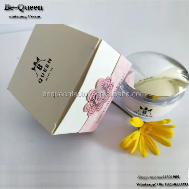 Skin Brightening 7-15 Days GMP cosmetics manufacture wholesale free shipping Be queen beauty cream