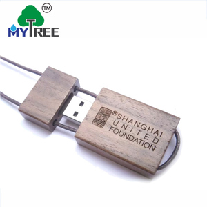 不同材质木质混凝土Usb 2.0 3.0 3.1吊坠，带免费标志u盘项链款式 - Product Image 6
