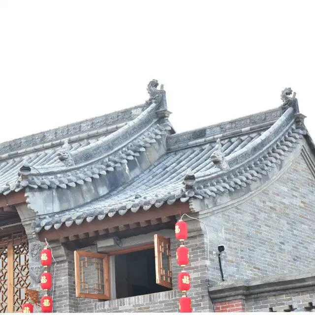 Китайская Античная глина черепица храм строительные материалы