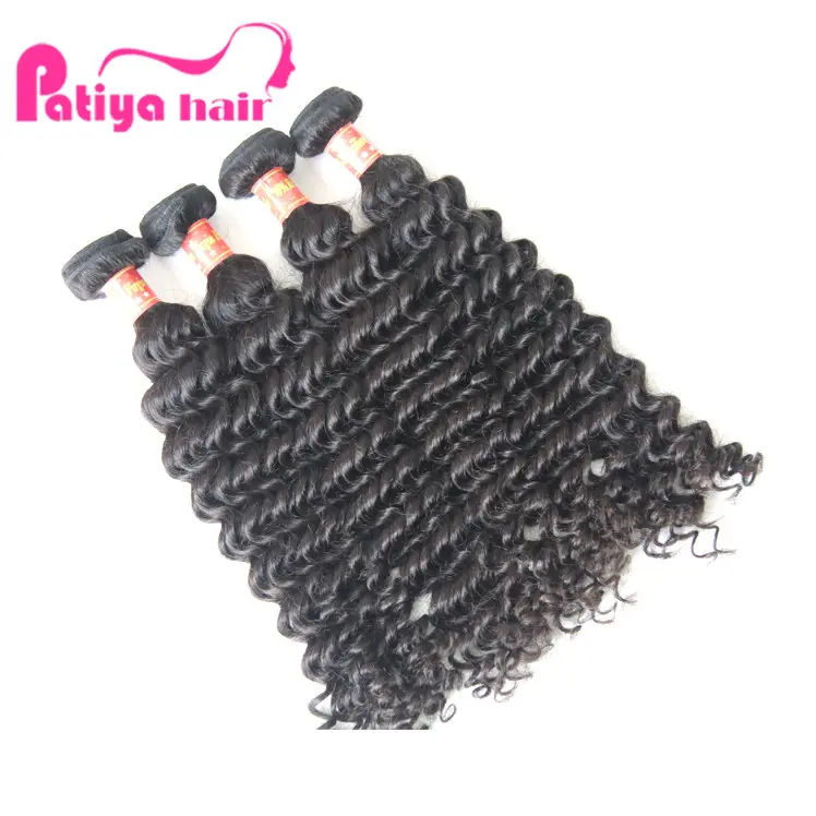 hot black super star Michael jackson deep wave hair extensions for sale cuticle aligned raw virgin hair