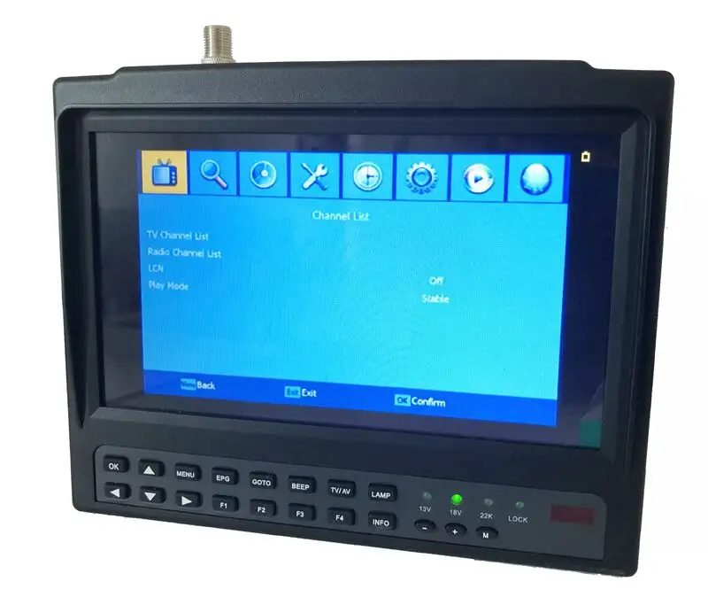 KPT-716TS-Localizador de satélite DVB-S2, DVB-T2, receptor de televisión satélite HD, MPEG-4, satlink, ws-6979, 6933