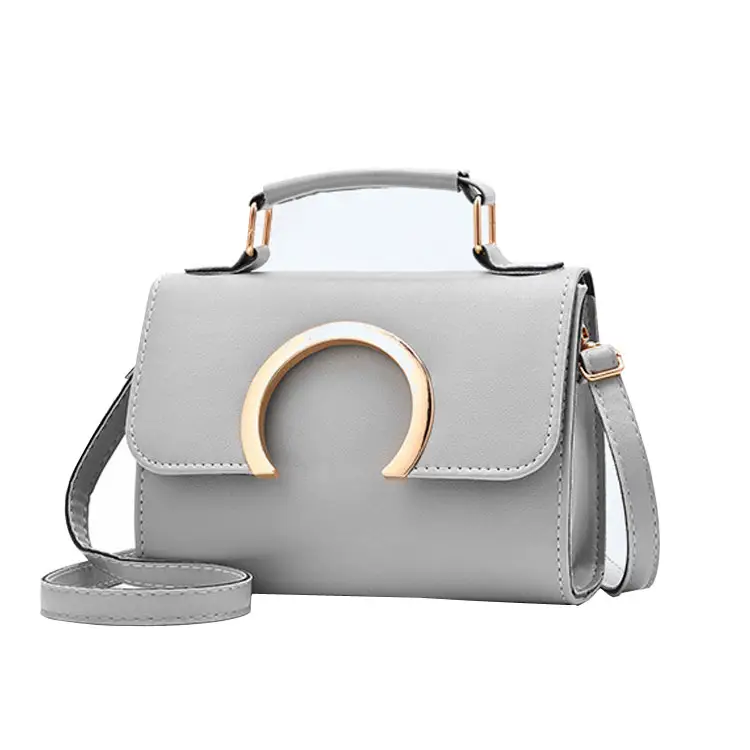 Bolso de mano con cierre de metal para mujer, bolsa de mano con cierre de metal, oem