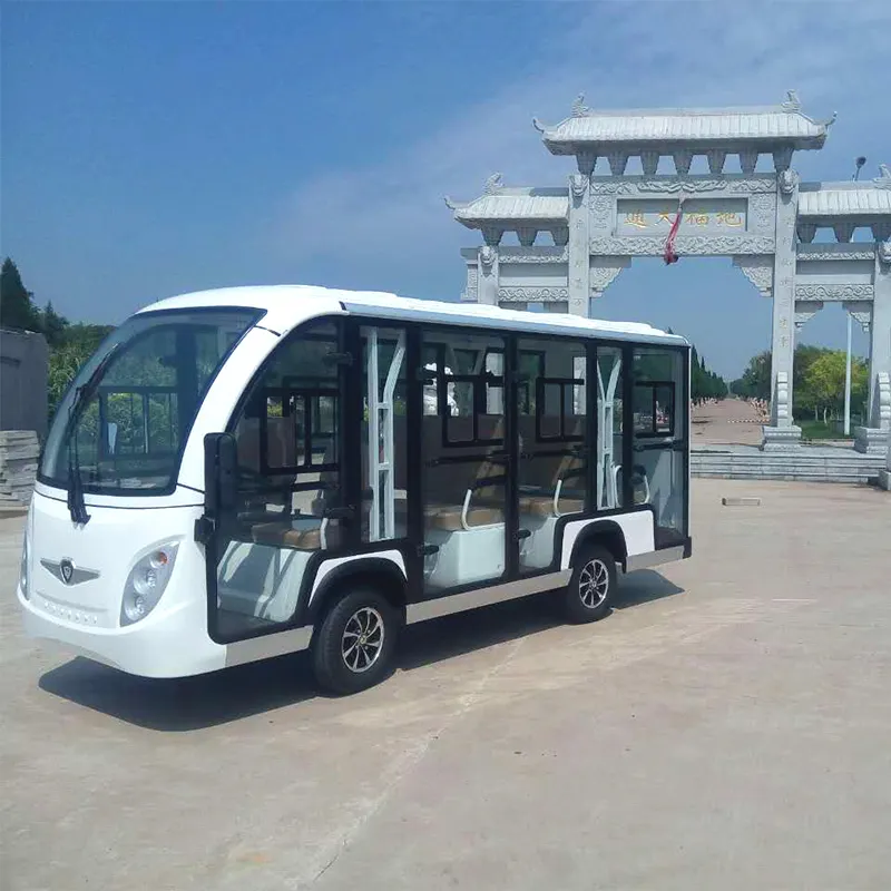 Mini autobús escolar de lanzadera de Turismo de coche eléctrico chino