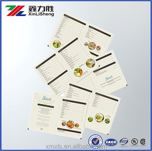 优雅的餐厅菜单/传单设计与 CMYK 印刷/定制印刷为纸菜单/小册子 - Product Image 3