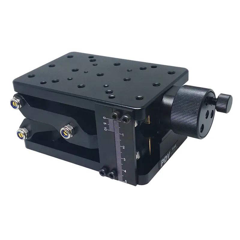 Base óptica manual de elevação, plataforma de deslizamento óptico PT-SD408S