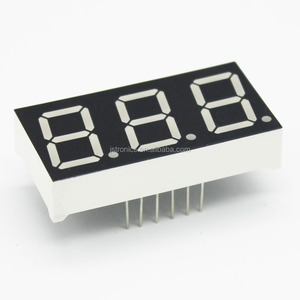 Jstronic Common Anode/Kathode drei 0,56 Zoll 3-stellige 7-Segment-3-stellige LED-Anzeige - Product Image 1