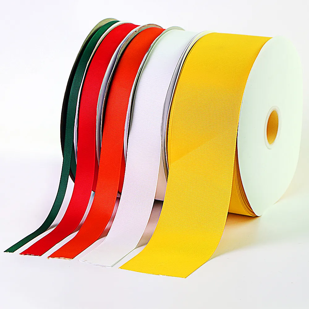 Manufacturer Wholesale 100% Polyester Ribbon Grosgrain