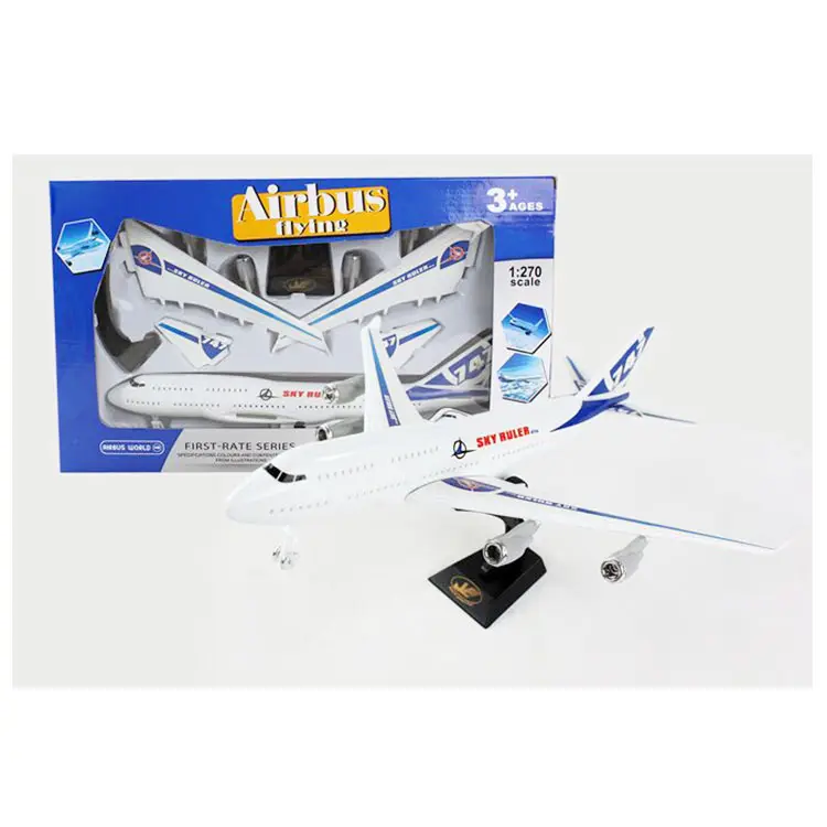 1:270 modelo de avión de juguete Avión de fricción Airbus