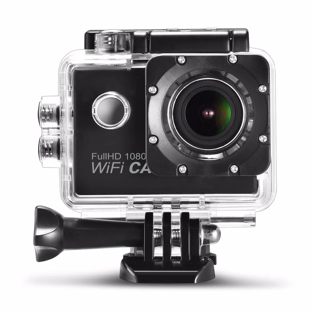 Genlerplus 4247 Chipset WIFI Sports Camera Full HD 2.0 Inch Waterproof Action Camera For Go Pro Camera