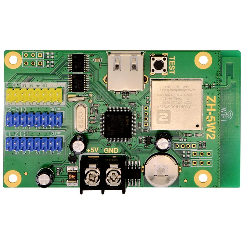 ZH-5W2 Singolo/Doppio Colore LED Schermo Asincrono WiFi/USB Schede Controller