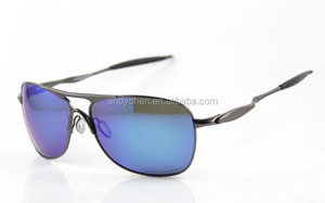 <strong>Designer</strong> Metal Sunglasses Sports Eyewear Mens/Womens Black Sunglass <strong>Crosshair</strong> 1.0 OO4060 Polarized Sunglasses Fire Lens - Product Image 4