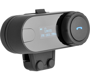 2pcs * FreedConn T-COMSC <strong>Bluetooth</strong> Motorcycle Helmet <strong>Intercom</strong> Interphone Headset LCD Screen + FM Radio