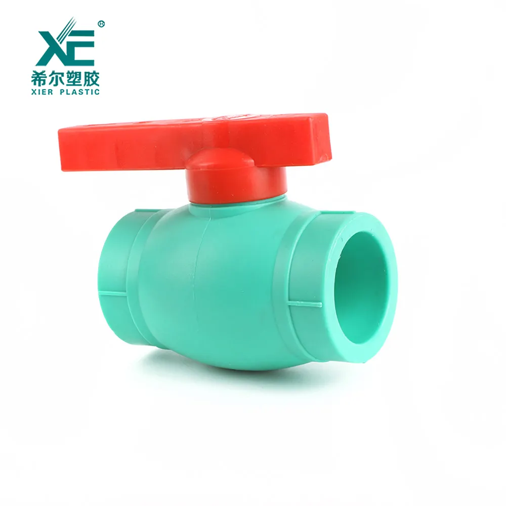 Zhejiang factory high quality newest green plastic ppr ball valve
