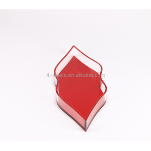 定制透明边缘红色3毫米厚有机玻璃<span class=keywords><strong>lucite</strong></span> lip服务装饰托盘红色亚克力唇形珠宝展示托盘