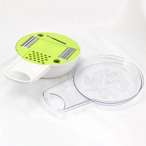 Toptan İşlevli 4 in 1 sarımsak zencefil Zester patates dilimleme el sebze rende konteyner ile - Product Image 2