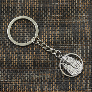 <strong>New</strong> Fashion DIY Men Keychain 23mm Egyptian king Tut Tutankhamen Pendants Car <strong>Key</strong> Chain 30mm Ring Holder for Gift - Product Image 4