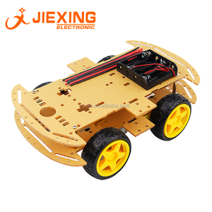 4WD 4 ruota Kit Telaio Smart Car Per Arduino Istruzione Acrilico Robot Auto 2 strato