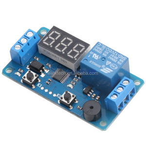 Digital Display A LED Tempo di Ritardo Relè Consiglio Modulo DC 12 V Timer Programmabile Interruttore Trigger PLC di Automazione di Controllo Auto Buzzer - Product Image 1