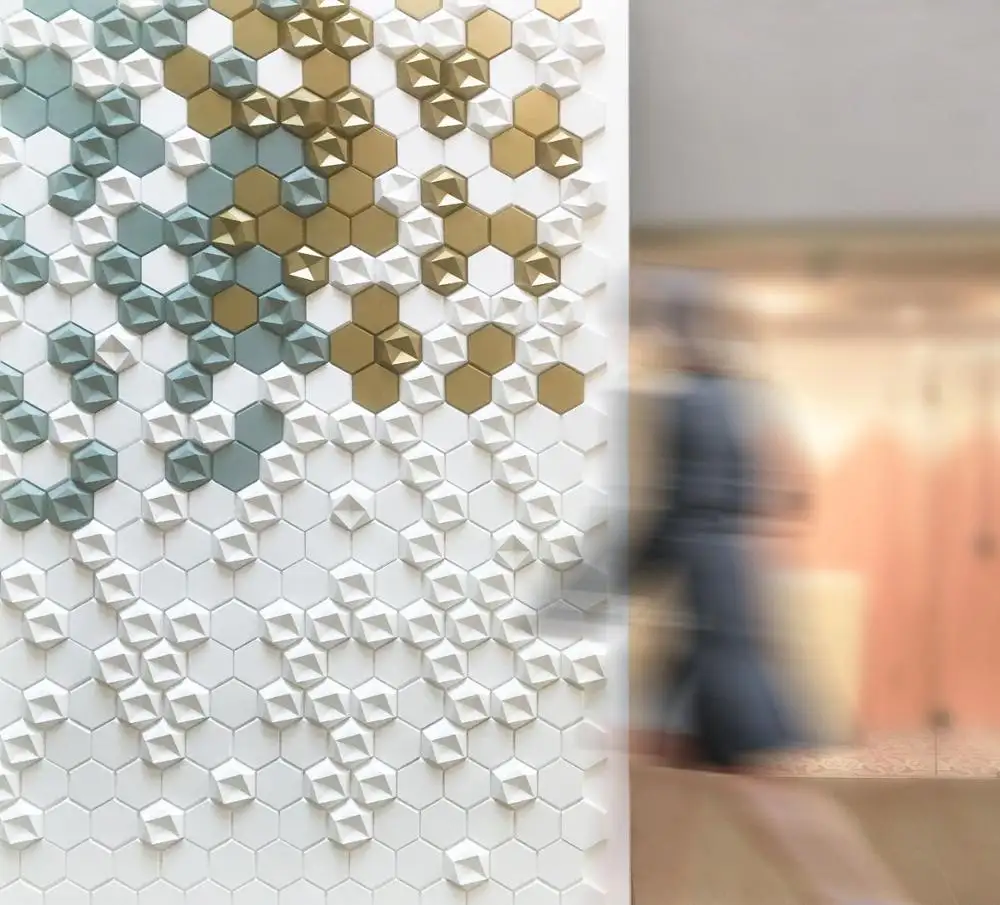 Sıcak satış DIY taş 3D dekorasyon taş duvar paneli beton sanat 3d tuğla 3D sanat mozaik duvar dekorasyon için