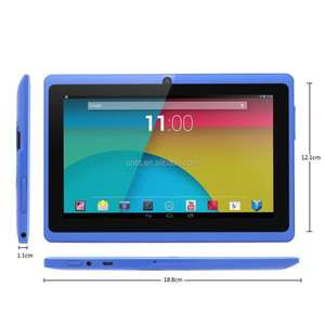 Tableta Q88 de 7 pulgadas para niños, cuatro núcleos, android, con teclado y funda de silicona, la más barata - Product Image 2