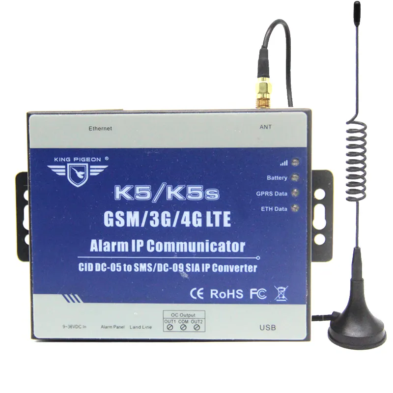 K5S PSTN módem convertir PSTN a SMS IP alarma marcador