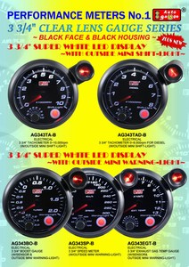 CHEVROLET Tự động đo Auto Meter 95mm khói ống kính ô tô tachometer 12V LED rpm Meter Điều kiện Mới - Product Image 6