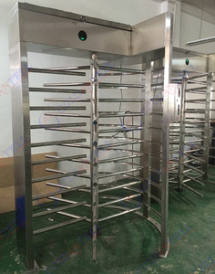 LED Digital Display and Counter <strong>Function</strong>(option) Full Height with Comfortable Passageway Space Fingerprint Turnstile&amp;barrier Gat - Product Image 5