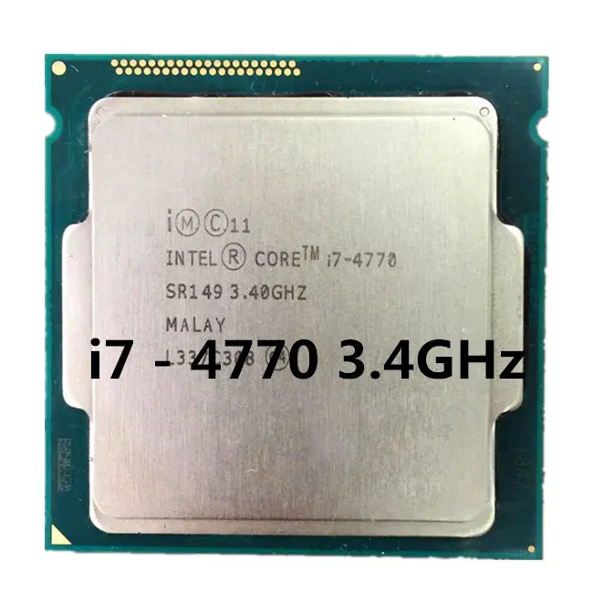 โปรเซสเซอร์เดสก์ท็อป1150 CPU 4770 I7 3.4GHz รุ่น i7หลัก