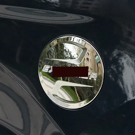 Auto Styling Rvs Gas Olie Tankdop Pailletten Cover Exterieur Decoratie Accessoires Voor Ford Explorer 16-17