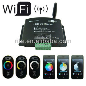 LED wifiコントローラー; DC12-24V入力; 4A * 3チャンネル出力; 3-in-1 (調光、CT、RGB) はApple/Androidソフトウェアをサポートします - Product Image 1