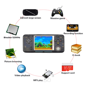 Data Frog Retroハンドヘルドゲームコンソール3インチコンソール内蔵3000 NEOGEO/G.BC/FC/CP1/CP2/GB/G.B.A。 - Product Image 5