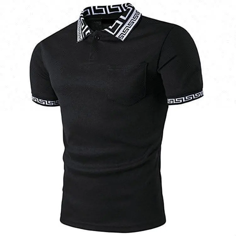 Bestseller Produkte Modedesign Männer Custom Slim Polo T-Shirt