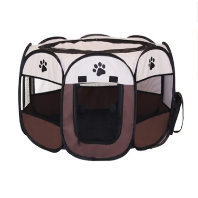 Sıcak satış özelleştirme yeni pamuk katlanabilir pet çadır Pet ev köpek oyun parkı