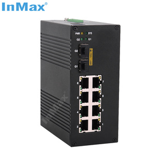 闭路电视价格便宜的10端口视频到以太网转换器开关 - Product Image 2