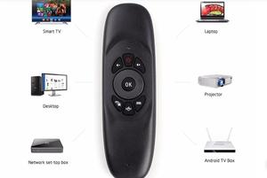 Miniteclado inteligente inalámbrico 3 en 1, 2,4G, Air Mouse, retroiluminación RGB, para Android TV Box - Product Image 5
