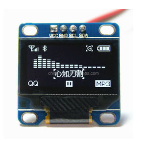 DIYmall 0,96 Zoll I2C IIC Serielles OLED-Anzeige modul SSD1306 128 X64 Weiß für Arduino ESP32 Raspberry Pi Hohe Qualität