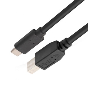 High Quality <strong>USB</strong> 3.0 Type B Male USB3.1 Type C Cable for Computer Performance Printer Use Made Pure Copper PVC Jacket Braid - Product Image 3