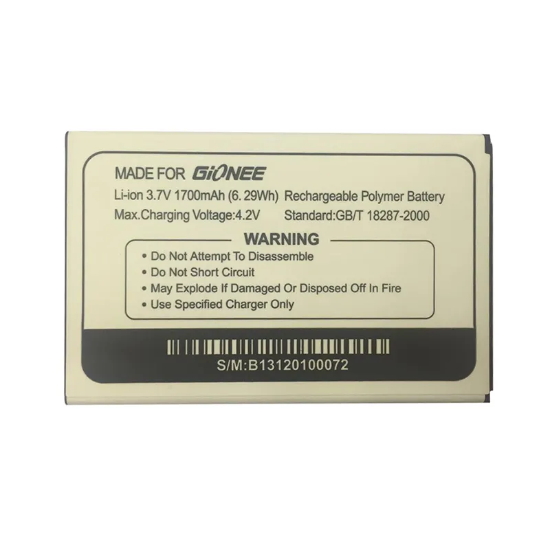 Wholesale mobile phone battery for Gionee P3S 1700mAh