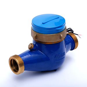 דרום אפריקה ISO4064 Class B 40mm חיצוני התאמת מכשיר דופק פלט mulit סילון יבש סוג פליז קר זרימת מים מטר