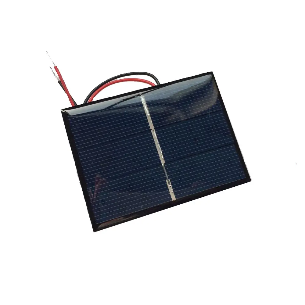 Mini panneau solaire en époxy, 40 w, 80x60 MM, 1.5V, 400ma, avec fil