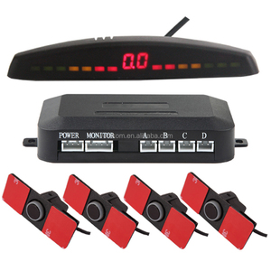 Woolkom Buzzer BIBI Alarm Indicator Car Parking <strong>Sensor</strong> Kit <strong>LED</strong> <strong>Display</strong> 4 Rear Front View <strong>Reverse</strong> Backup Radar System - Product Image 6